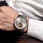 Perfect Replica Jaeger LeCoultre Master Ultra Thin Moonphase Silver Dial Stainless Steel Band 42mm Watch